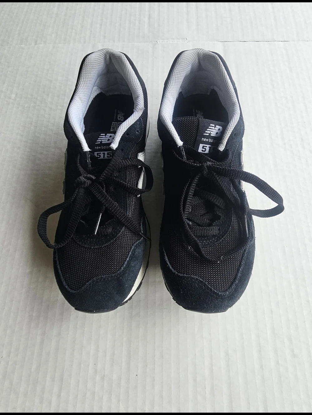 New Balance Women's Black and White 515 Athletic Sneakers
